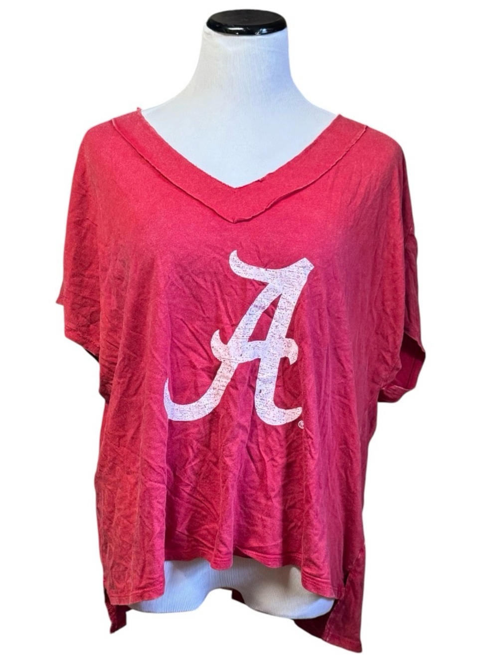NWT Gameday Couture crimson Alabama Crimson Tide v-neck t-shirt